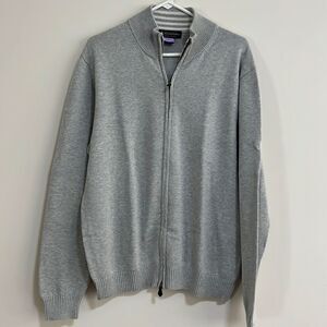 Men’s Brooks Brothers Supima Cotton Zip Up Sweater. Excellent Condition. Size L